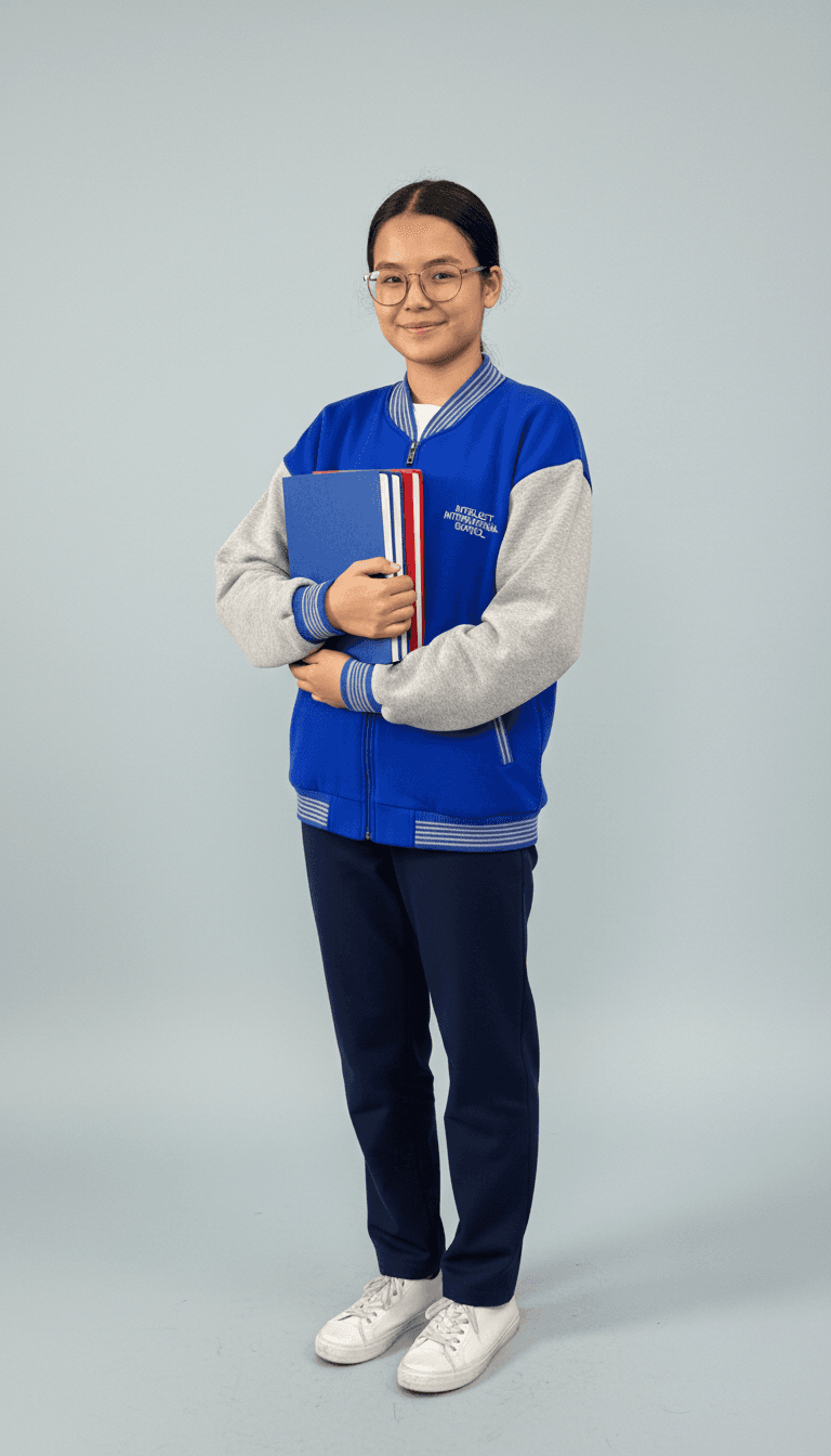 Student with IELTS certificate
